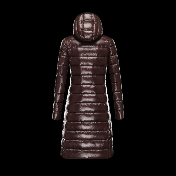 Moncler Moda marrone Slash And Snap tasca a manica lunga Cappotti uscita